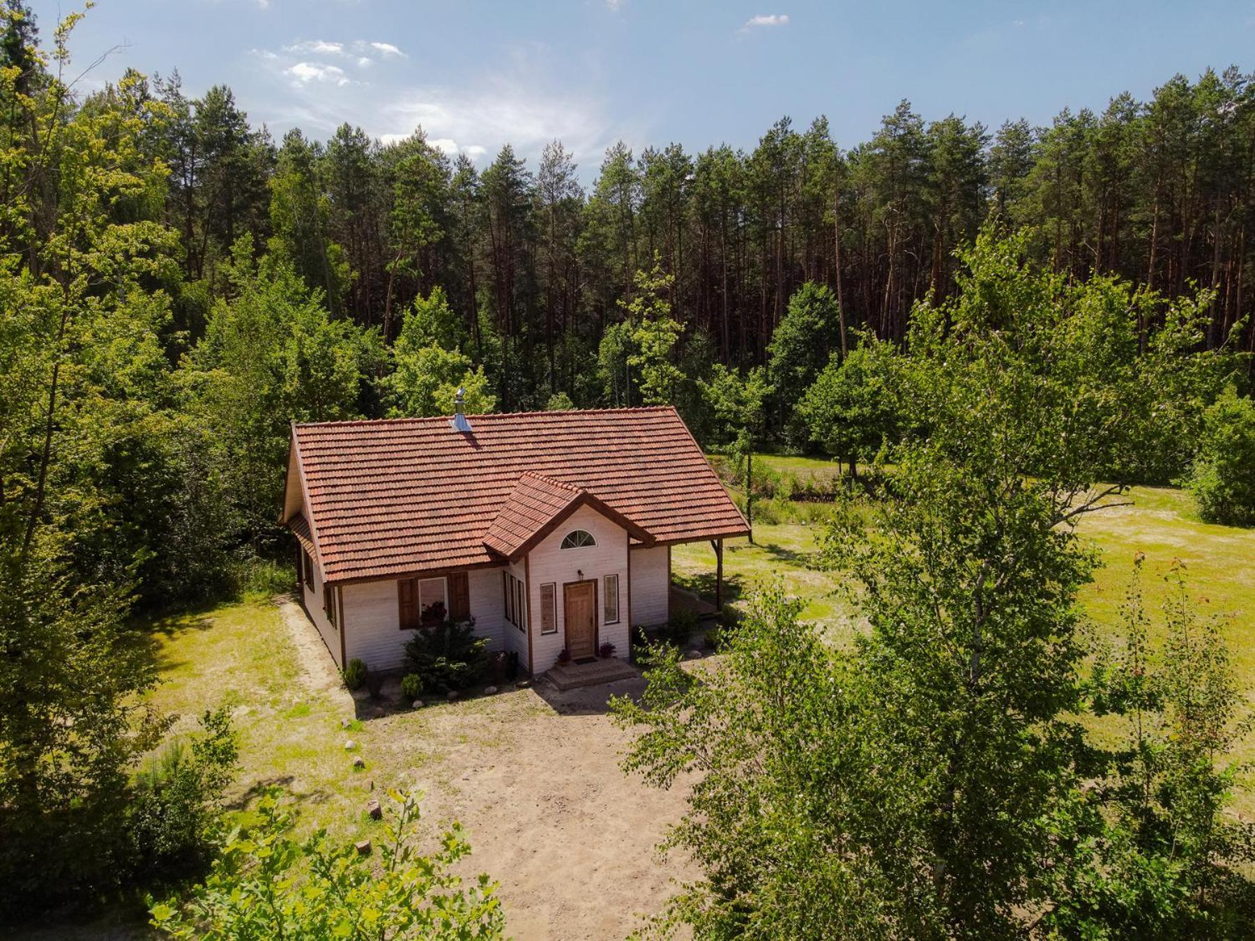 Jagodowy Zakatek, Caloroczny Dom Na Wylacznosc W Lesie, Balia, Cisza, Kominek, Weranda, Stawy Tuczna Bagian luar foto