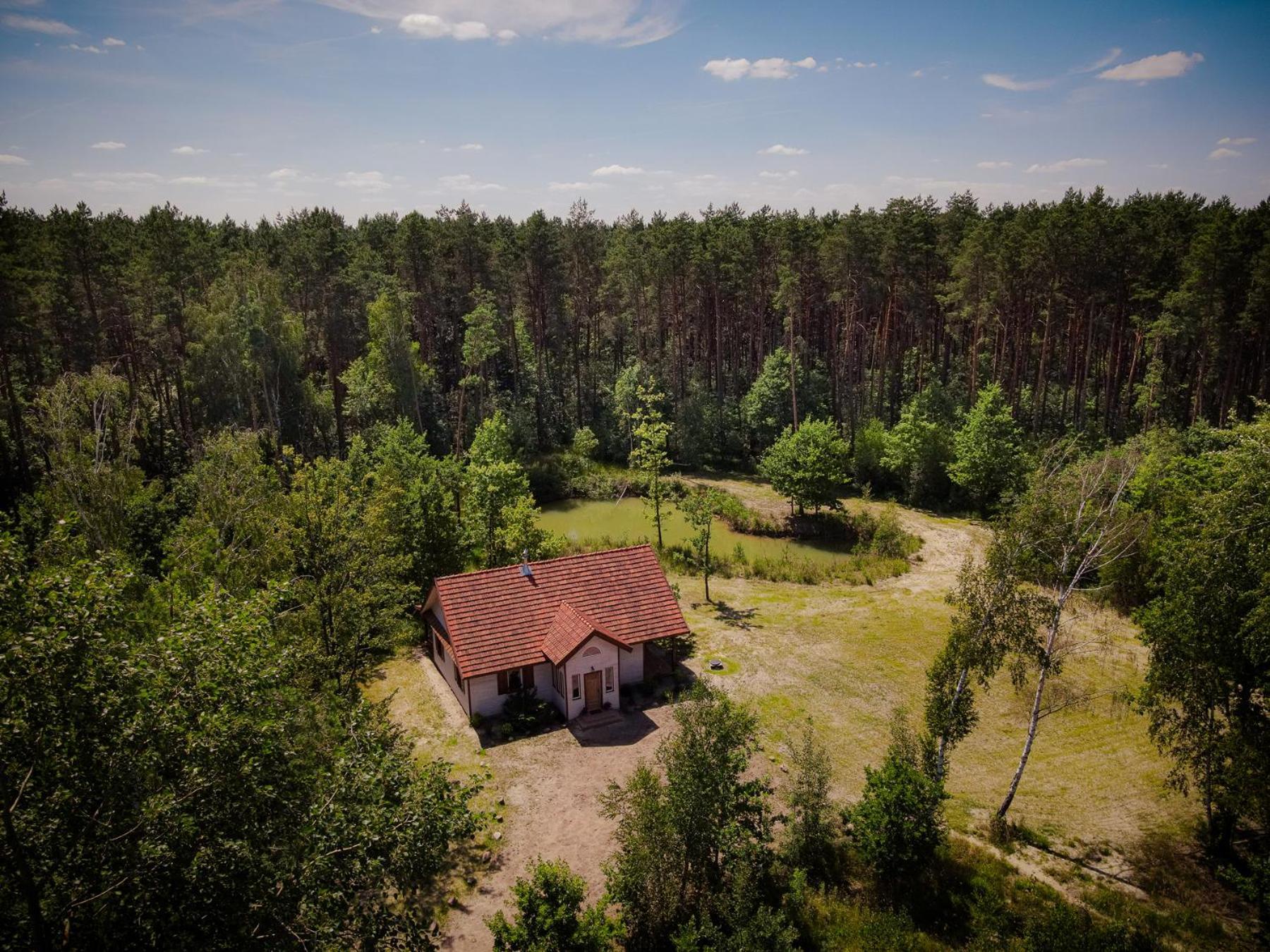 Jagodowy Zakatek, Caloroczny Dom Na Wylacznosc W Lesie, Balia, Cisza, Kominek, Weranda, Stawy Tuczna Bagian luar foto