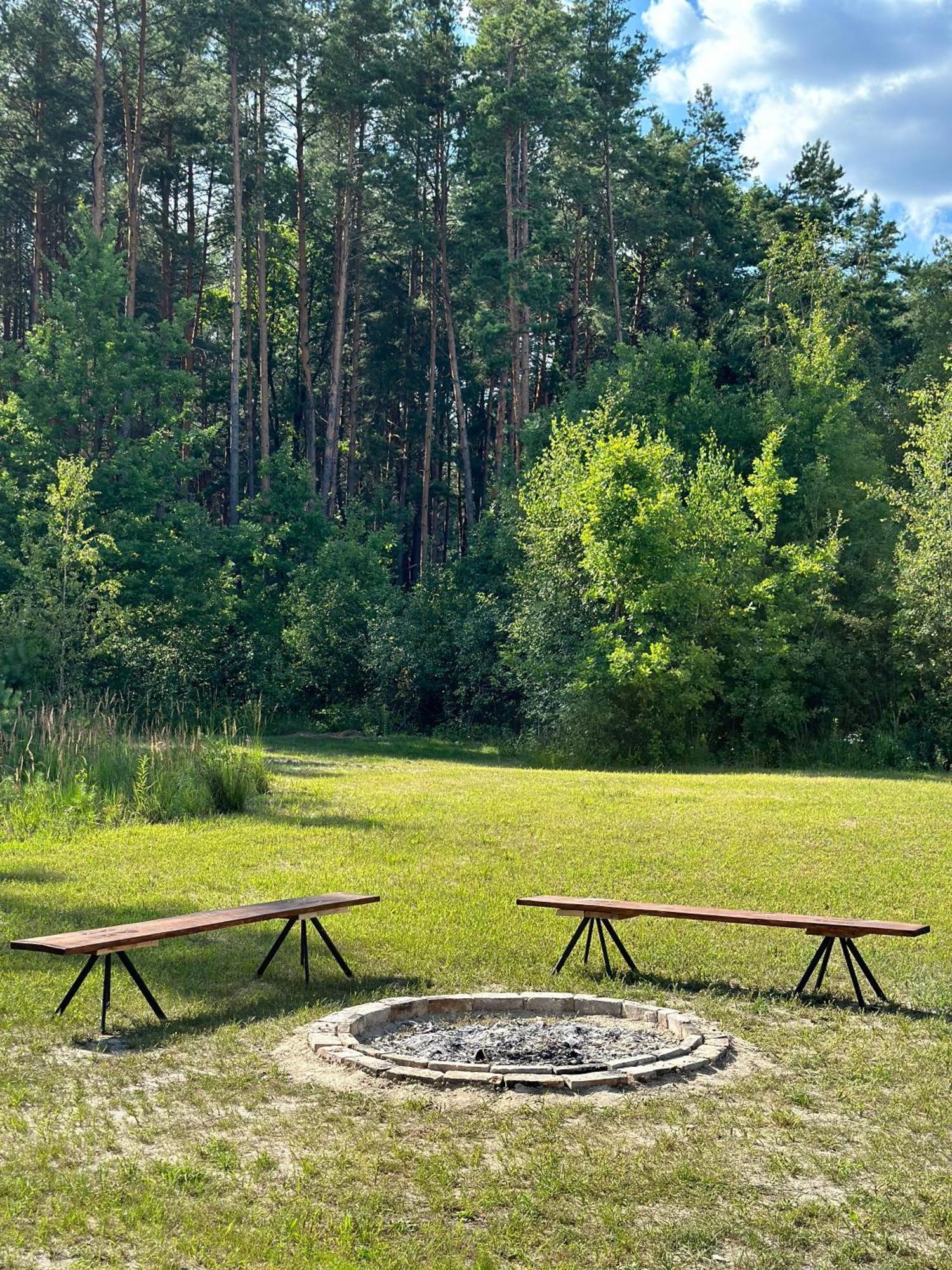 Jagodowy Zakatek, Caloroczny Dom Na Wylacznosc W Lesie, Balia, Cisza, Kominek, Weranda, Stawy Tuczna Bagian luar foto